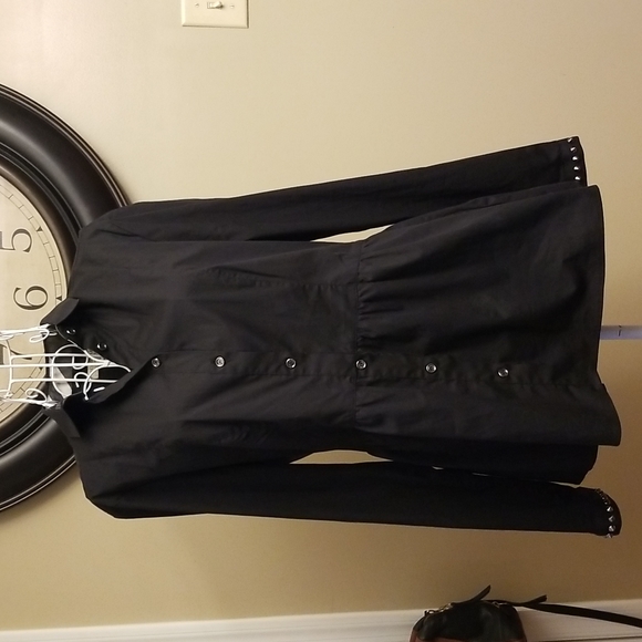 Burberry Tops - Black Burberry Shirt